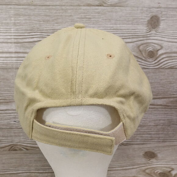 SMILE...GOD LOVES YOU BEIGE KHAKI ADJUSTABLE BASEBALL HAT CAP - Picture 5 of 8